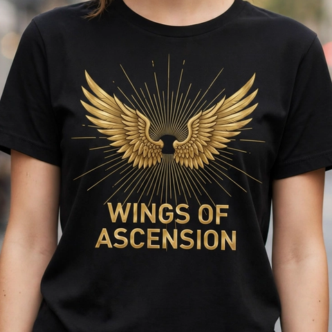 Wings of Ascension Spiritual Awakening Graphic T-Shirt – XGuidance – photo 3