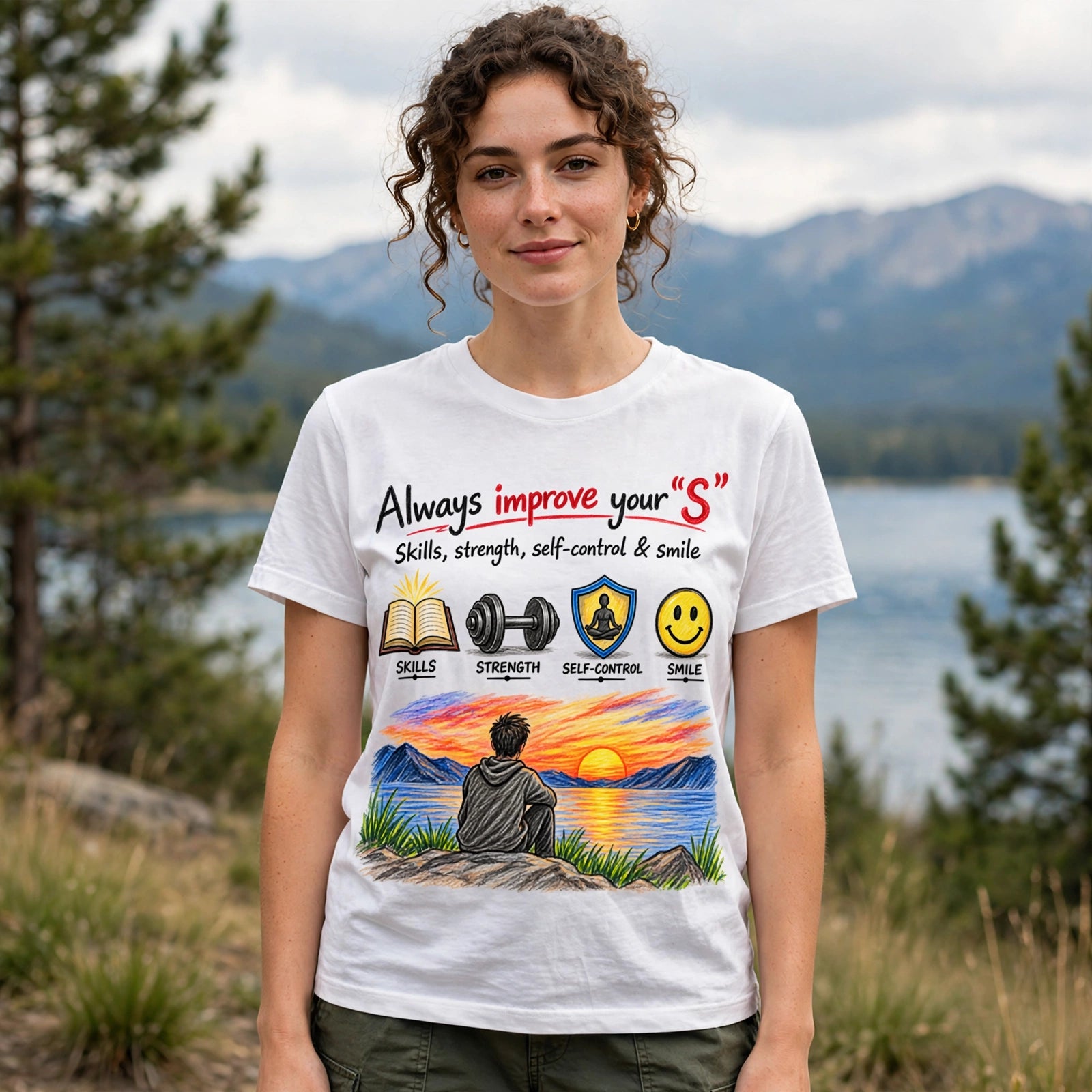 Improve Your "S" Motivational Quote T-Shirt – XGuidance