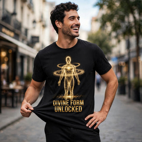 Divine Form Unlocked Spiritual Awakening Graphic T-Shirt – XGuidance – photo 2