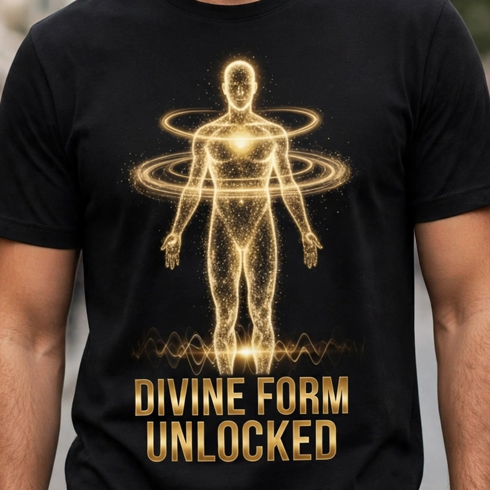 Divine Form Unlocked Spiritual Awakening Graphic T-Shirt – XGuidance – photo 3