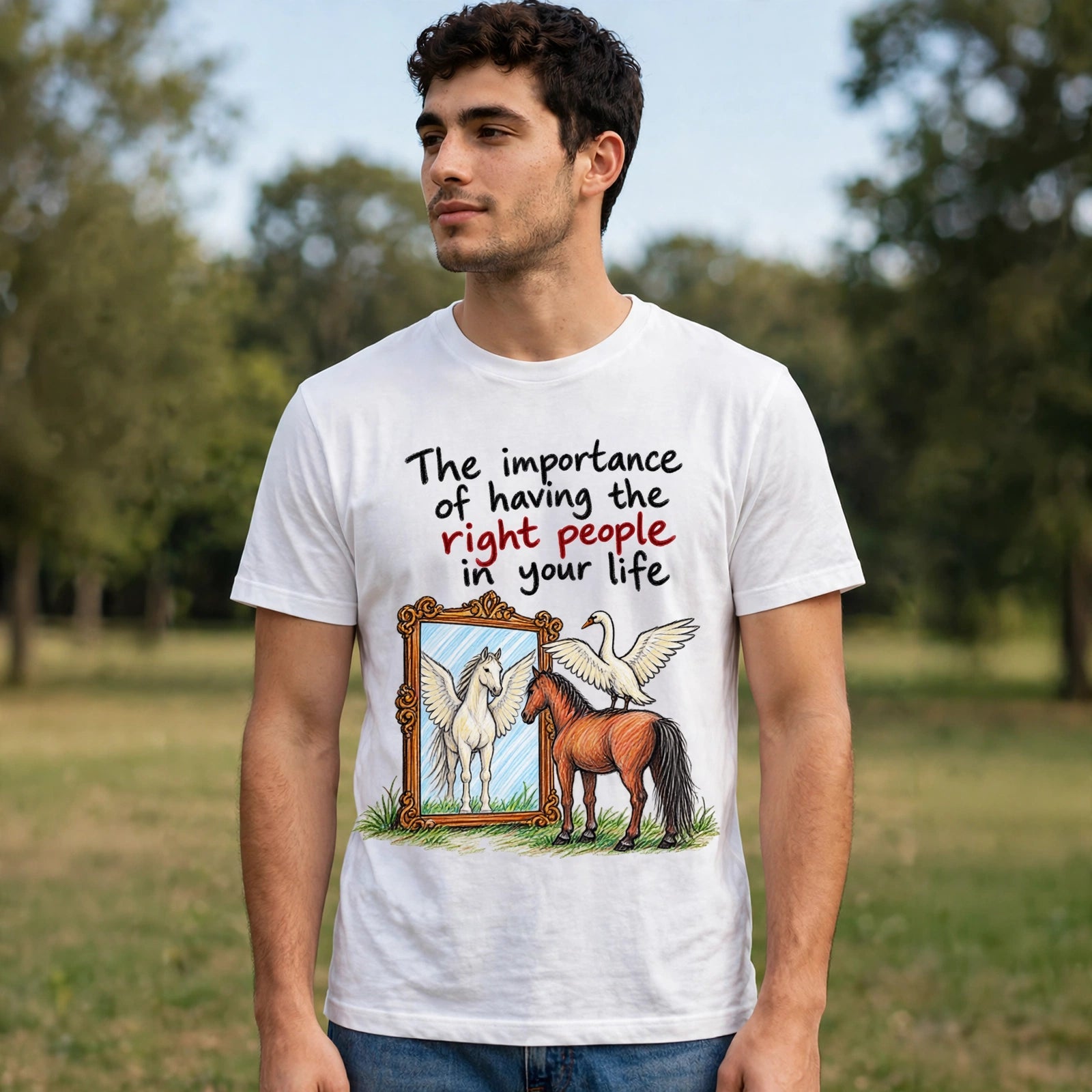 Right People Motivational Quote T-Shirt – XGuidance
