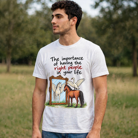 Right People Motivational Quote T-Shirt – XGuidance – photo 2