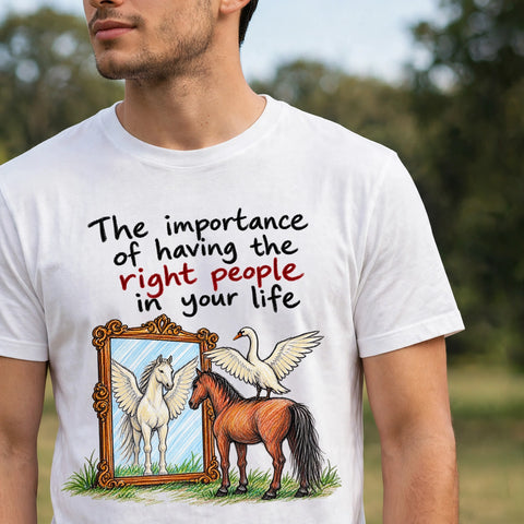 Right People Motivational Quote T-Shirt – XGuidance – photo 3