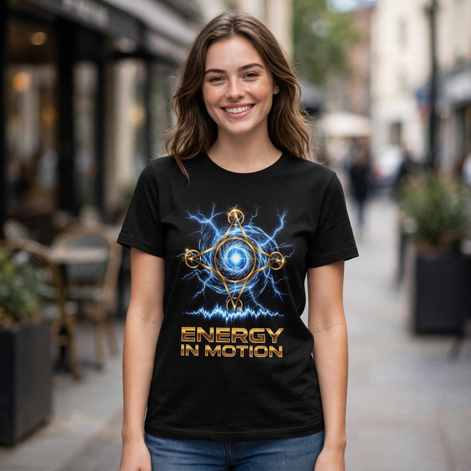 Energy in Motion Spiritual Awakening Graphic T-Shirt – XGuidance