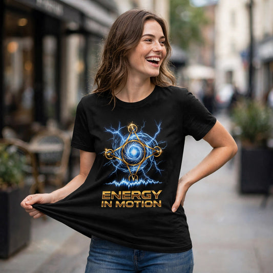 Energy in Motion Spiritual Awakening Graphic T-Shirt – XGuidance – photo 2