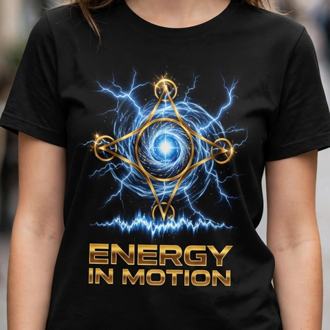 Energy in Motion Spiritual Awakening Graphic T-Shirt – XGuidance – photo 3