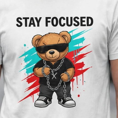 Stay Focused Money Mindset Graphic T-Shirt – XGuidance – photo 3