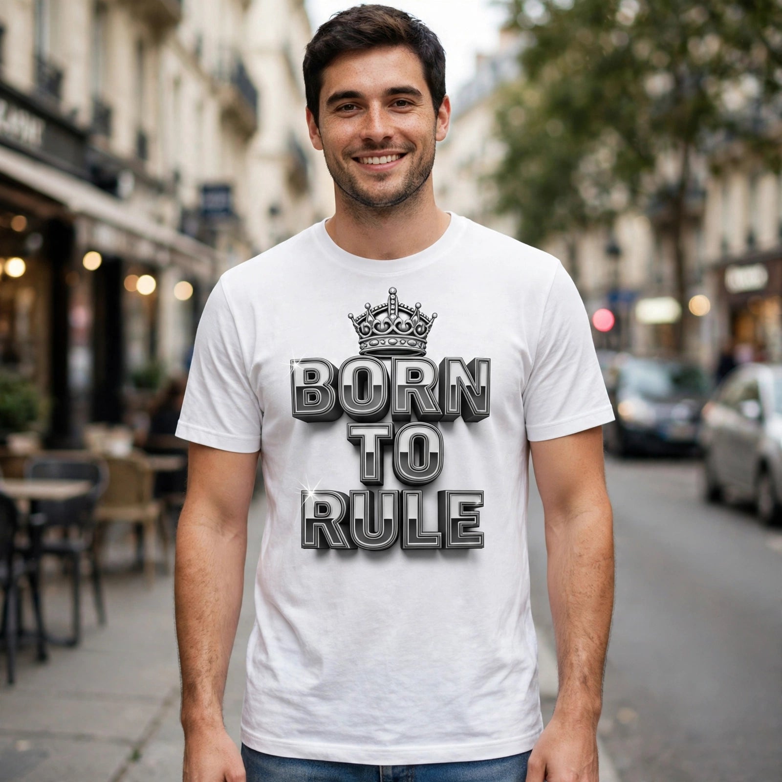 Born to Rule Hustle & Royalty Graphic T-Shirt – XGuidance