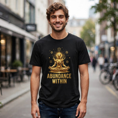 Abundance Within Spiritual Awakening Graphic T-Shirt – XGuidance