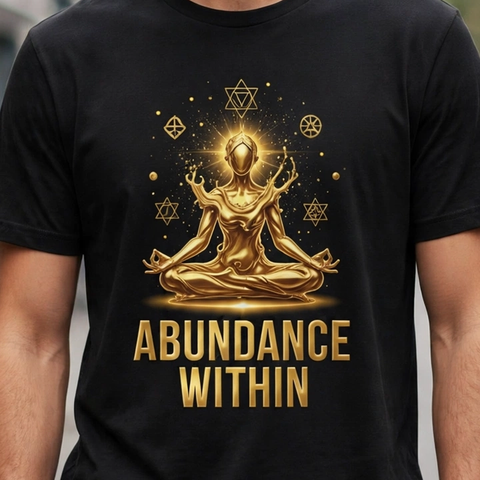 Abundance Within Spiritual Awakening Graphic T-Shirt – XGuidance – photo 3