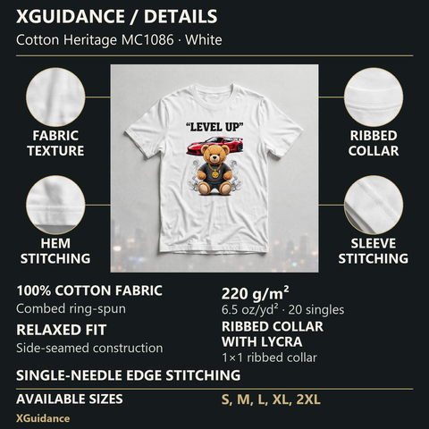 Level Up Money Mindset Graphic T-Shirt – XGuidance – product details and sizing