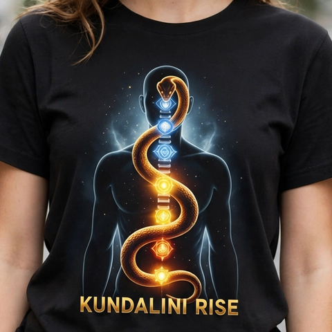 Kundalini Rise Spiritual Awakening Graphic T-Shirt – XGuidance – photo 3