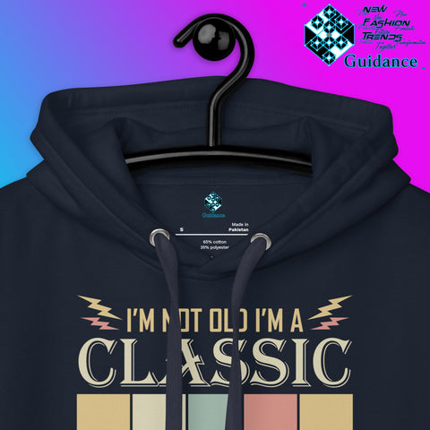 1969 Classic Hoodie with Vintage Retro Car Design by XGuidance Black 19