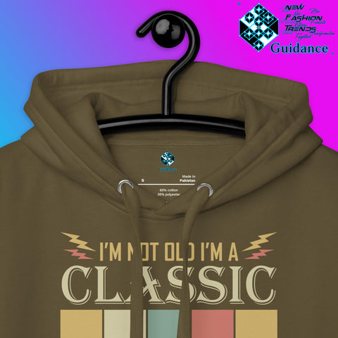1969 Classic Hoodie with Vintage Retro Car Design by XGuidance Black 20
