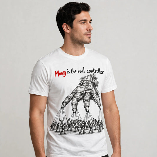 Money Controller Motivational Quote T-Shirt – XGuidance – photo 2