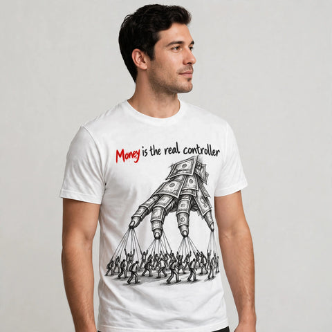 Money Controller Motivational Quote T-Shirt – XGuidance – photo 2