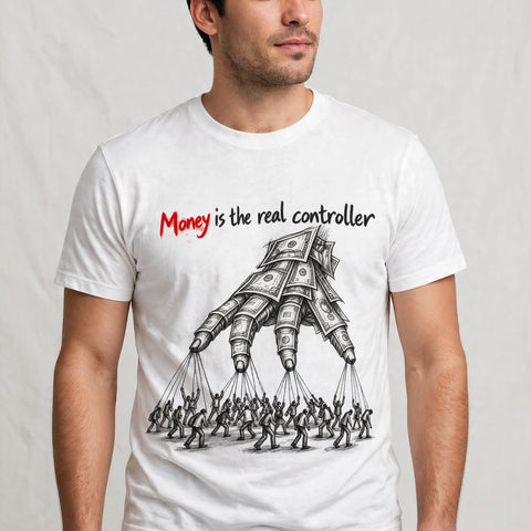 Money Controller Motivational Quote T-Shirt – XGuidance – photo 3