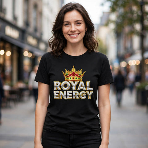 Royal Energy Hustle & Royalty Graphic T-Shirt – XGuidance