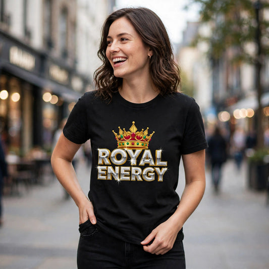 Royal Energy Hustle & Royalty Graphic T-Shirt – XGuidance – photo 2