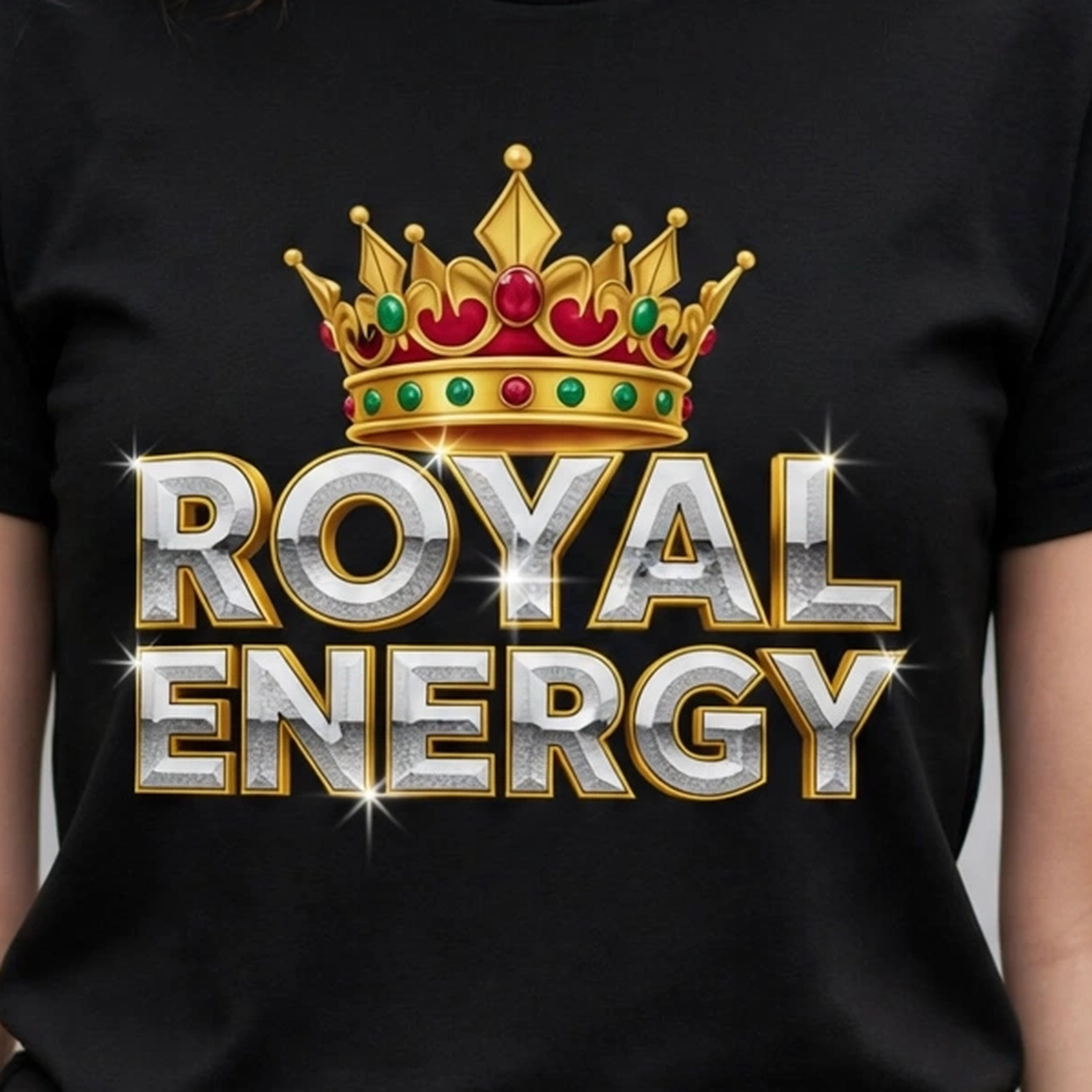 Royal Energy Hustle & Royalty Graphic T-Shirt – XGuidance – photo 3