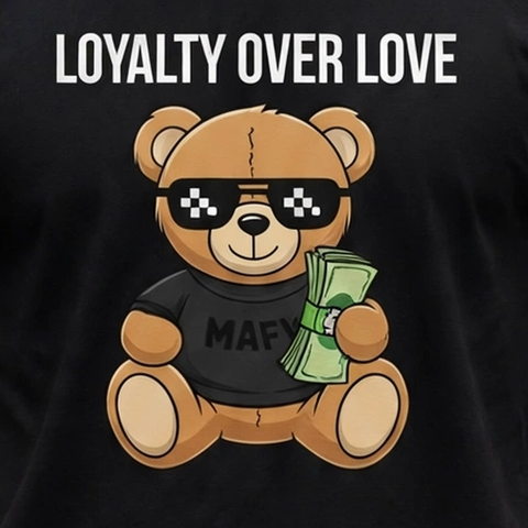 Loyalty Over Love Money Mindset Graphic T-Shirt – XGuidance – photo 3