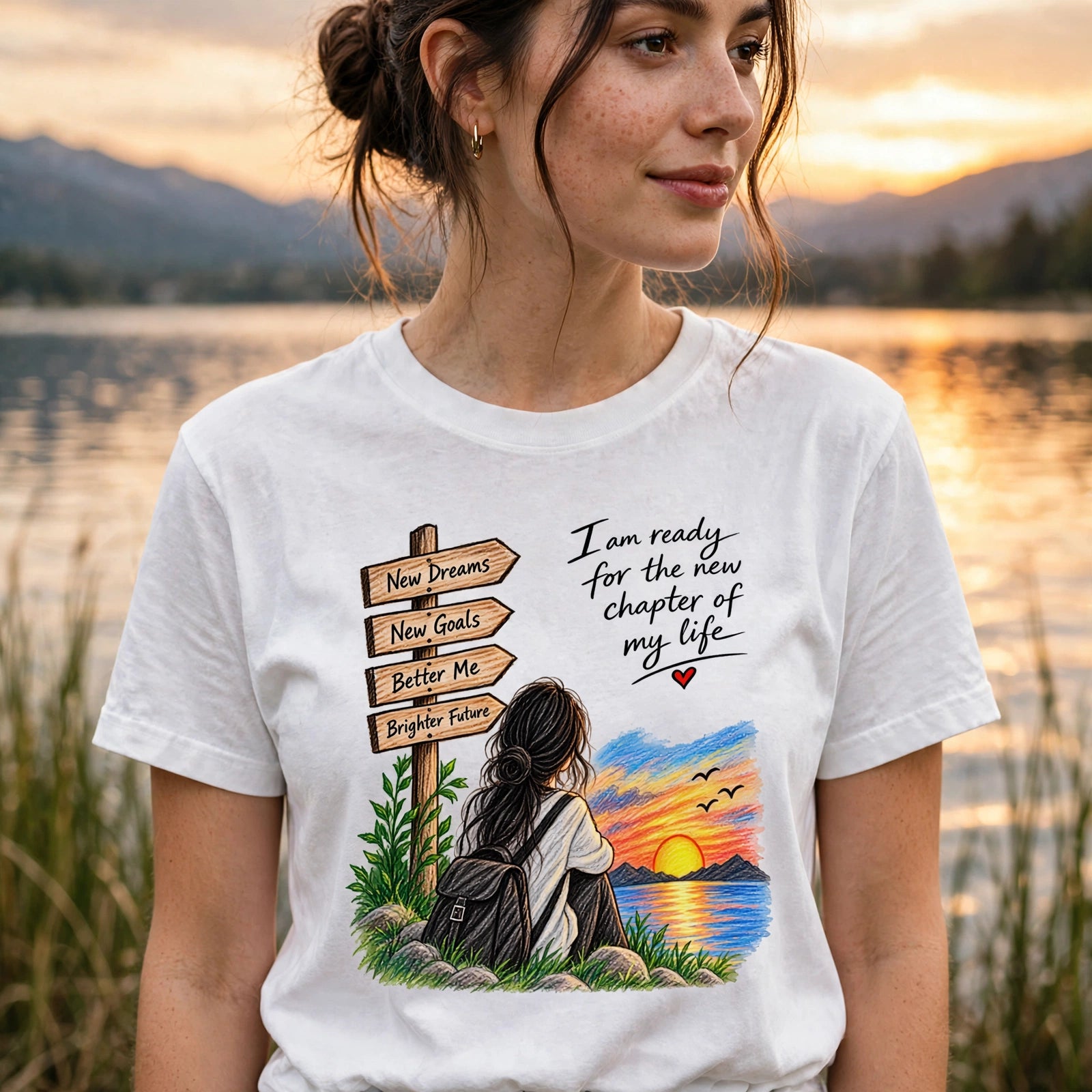 New Chapter Motivational Quote T-Shirt – XGuidance – photo 3