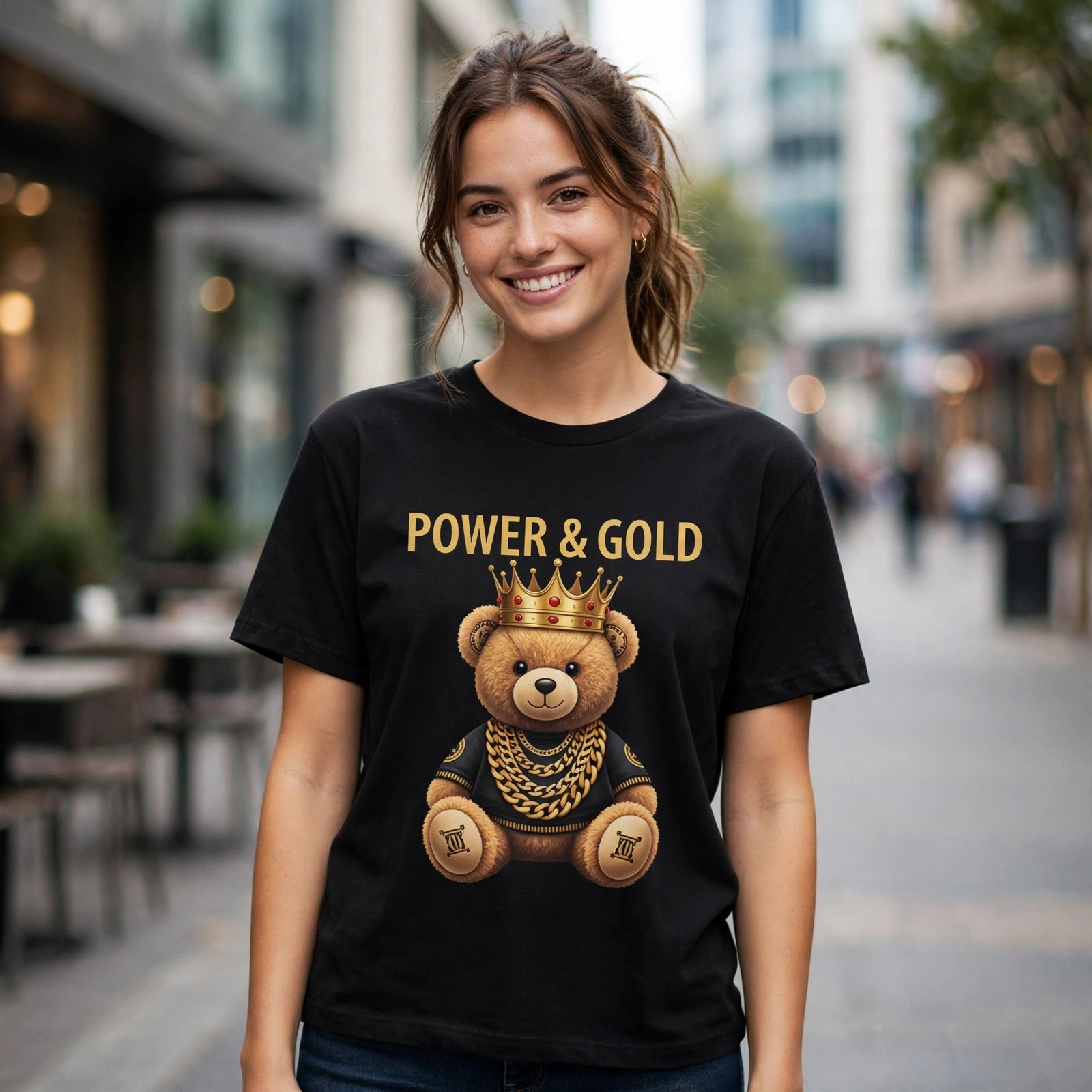 Power & Gold Money Mindset Graphic T-Shirt – XGuidance
