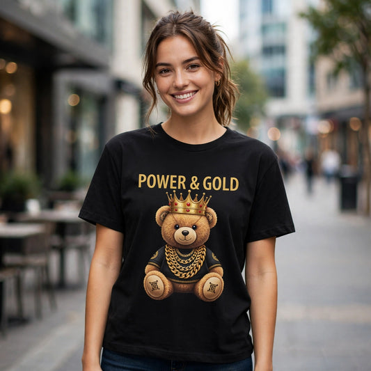 Power & Gold Money Mindset Graphic T-Shirt – XGuidance