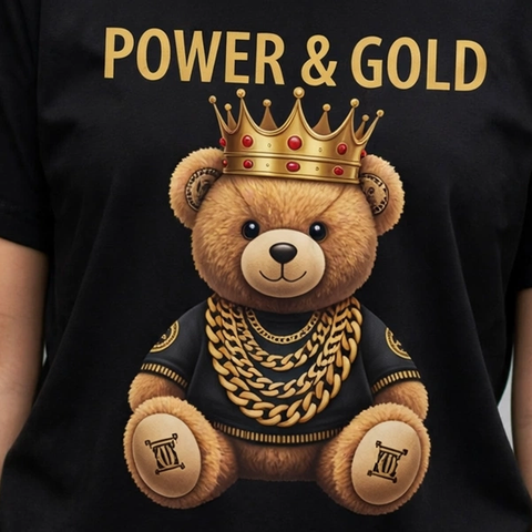 Power & Gold Money Mindset Graphic T-Shirt – XGuidance – photo 3