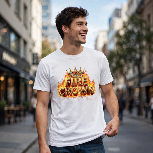 Fire Crown Hustle & Royalty Graphic T-Shirt – XGuidance – photo 2