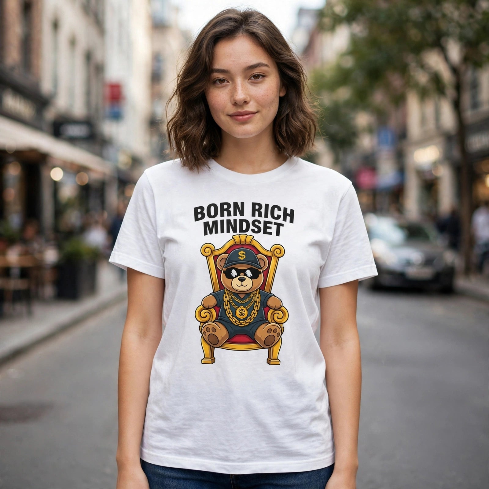 Born Rich Mindset Money Mindset Graphic T-Shirt – XGuidance