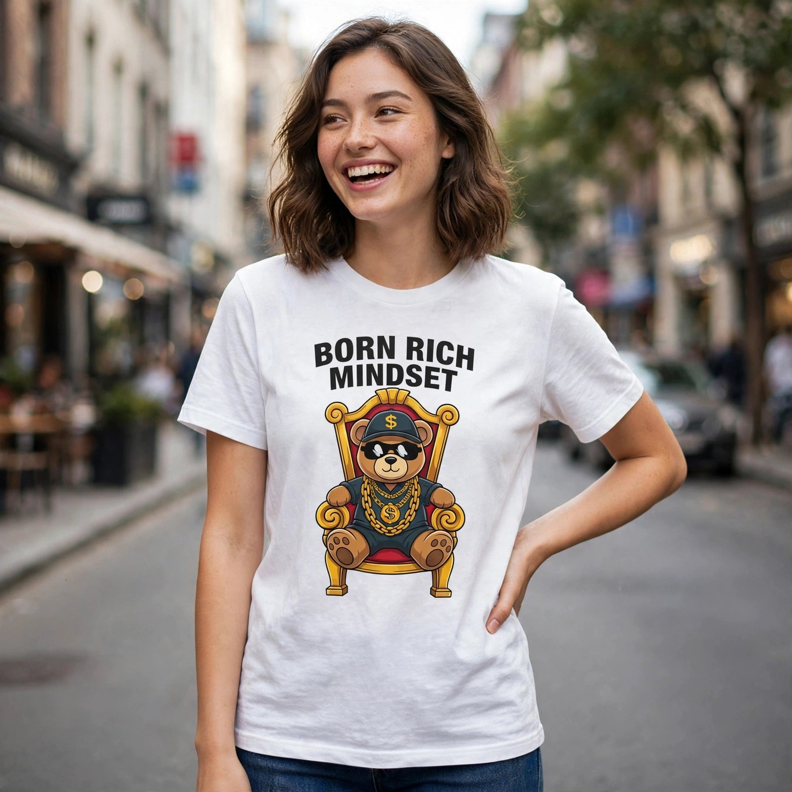 Born Rich Mindset Money Mindset Graphic T-Shirt – XGuidance – photo 2
