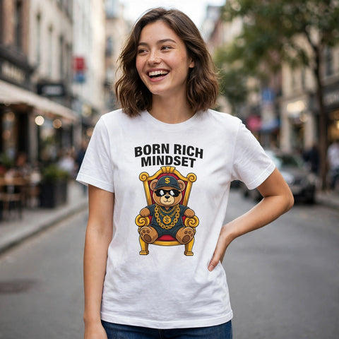 Born Rich Mindset Money Mindset Graphic T-Shirt – XGuidance – photo 2