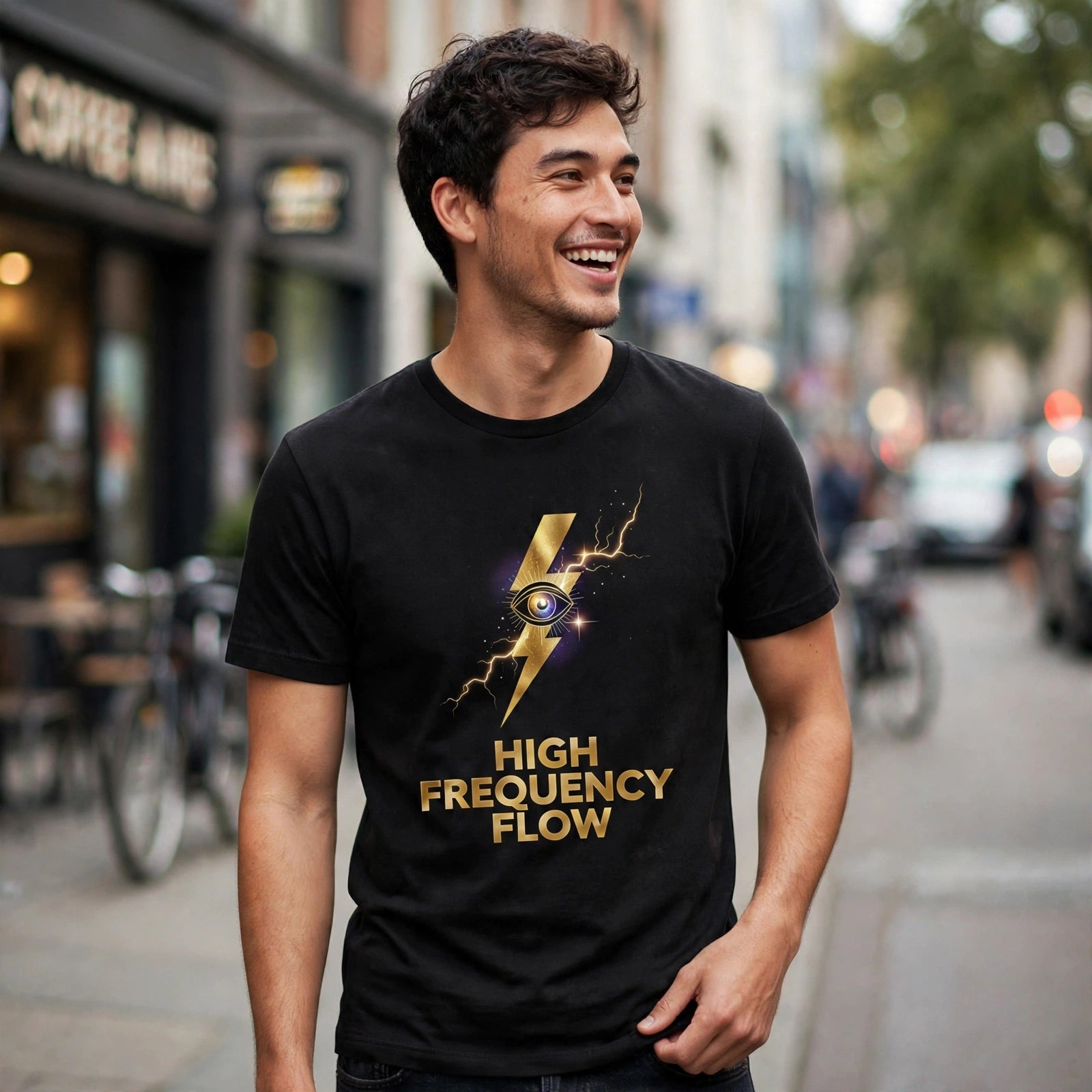 High Frequency Flow II Spiritual Awakening Graphic T-Shirt – XGuidance – photo 2