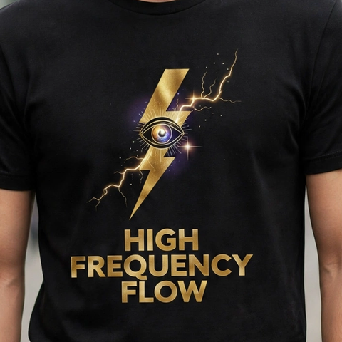 High Frequency Flow II Spiritual Awakening Graphic T-Shirt – XGuidance – photo 3