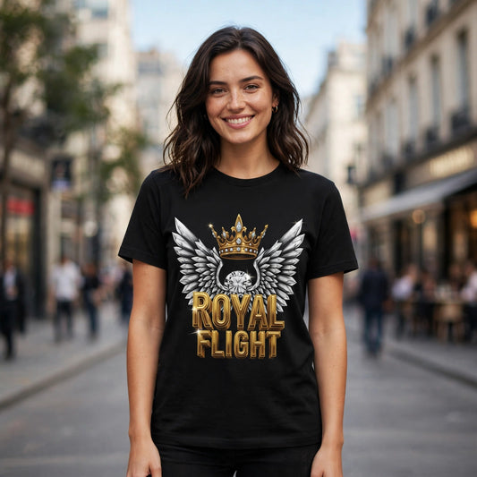 Royal Flight Hustle & Royalty Graphic T-Shirt – XGuidance