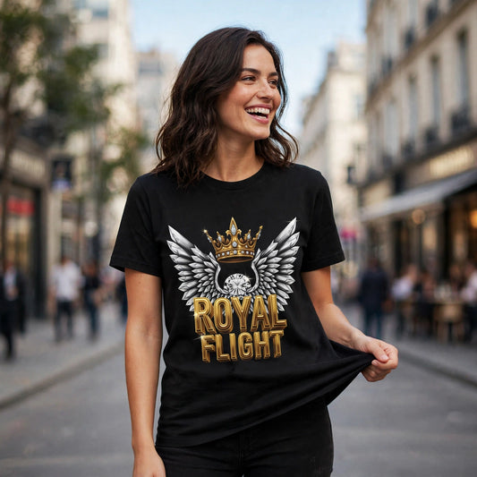 Royal Flight Hustle & Royalty Graphic T-Shirt – XGuidance – photo 2