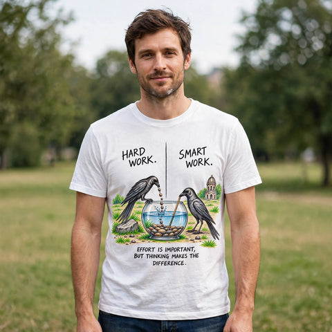 Hard Work Smart Work Motivational Quote T-Shirt – XGuidance