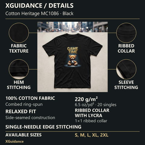 Game Time Money Mindset Graphic T-Shirt – XGuidance – product details and sizing