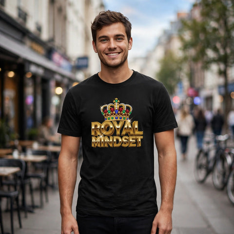 Royal Mindset Hustle & Royalty Graphic T-Shirt – XGuidance
