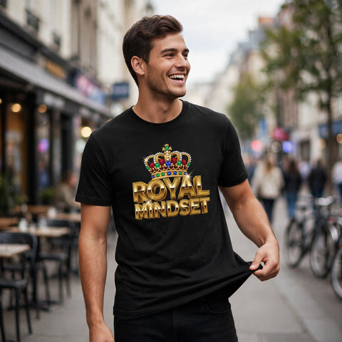 Royal Mindset Hustle & Royalty Graphic T-Shirt – XGuidance – photo 2