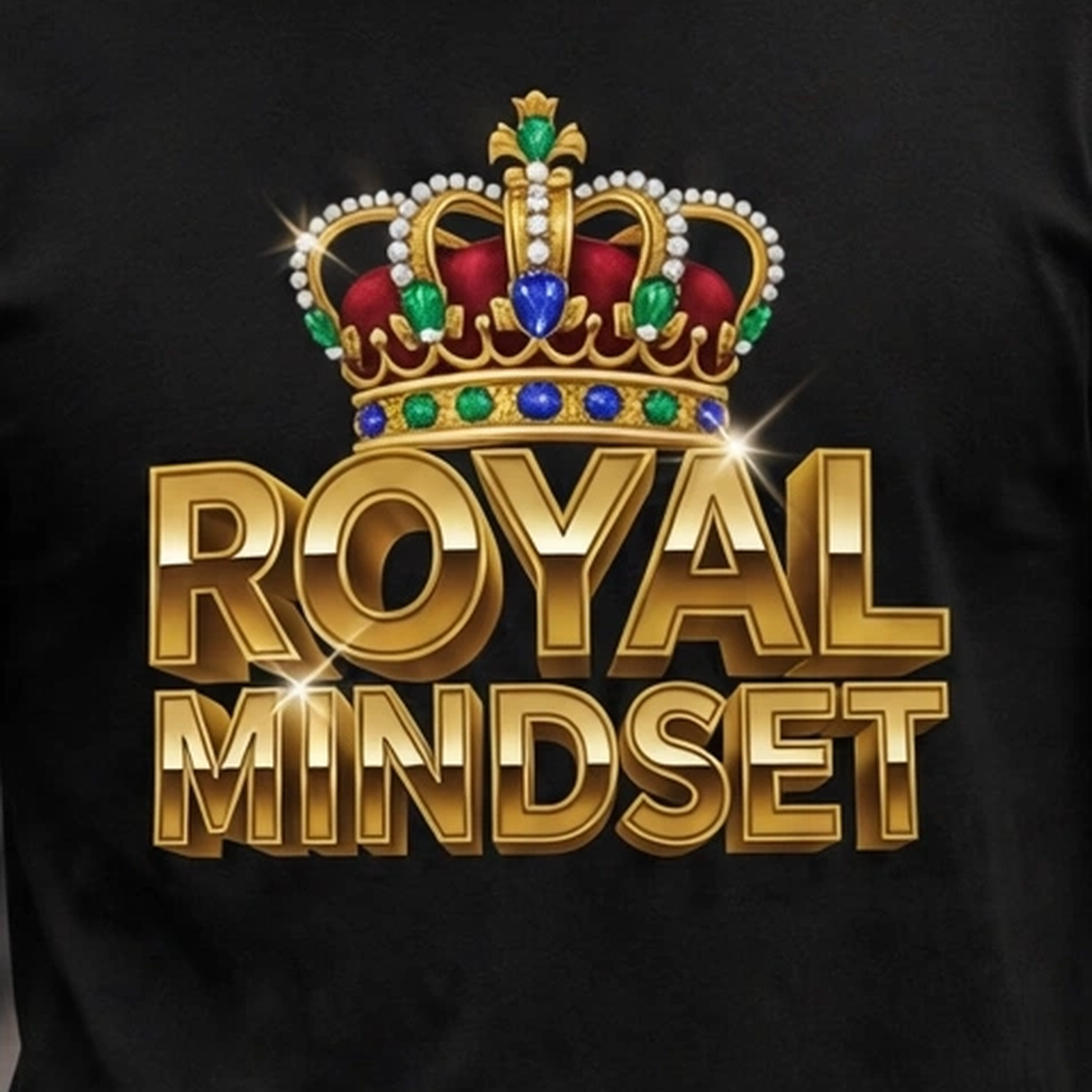 Royal Mindset Hustle & Royalty Graphic T-Shirt – XGuidance – photo 3