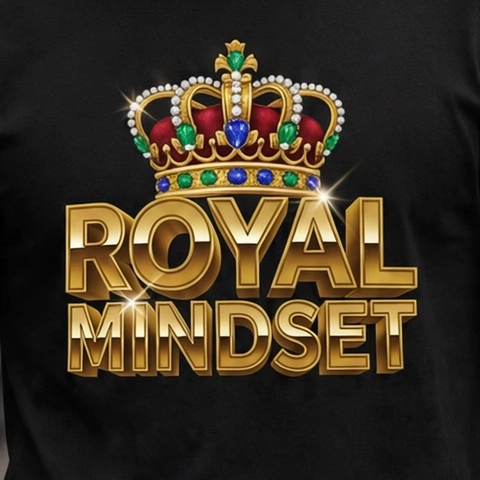 Royal Mindset Hustle & Royalty Graphic T-Shirt – XGuidance – photo 3