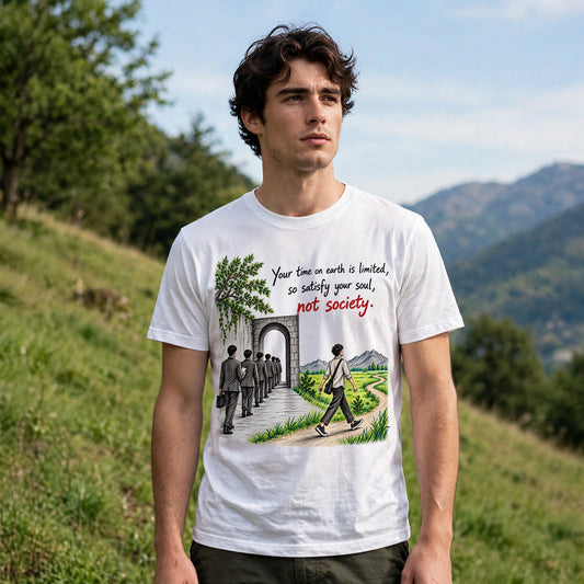 Satisfy Your Soul Motivational Quote T-Shirt – XGuidance
