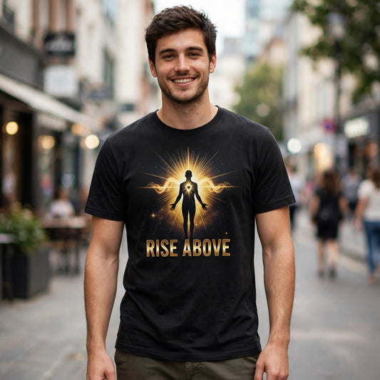 Rise Above Spiritual Awakening Graphic T-Shirt – XGuidance