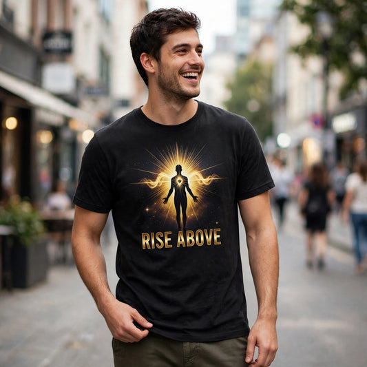 Rise Above Spiritual Awakening Graphic T-Shirt – XGuidance – photo 2