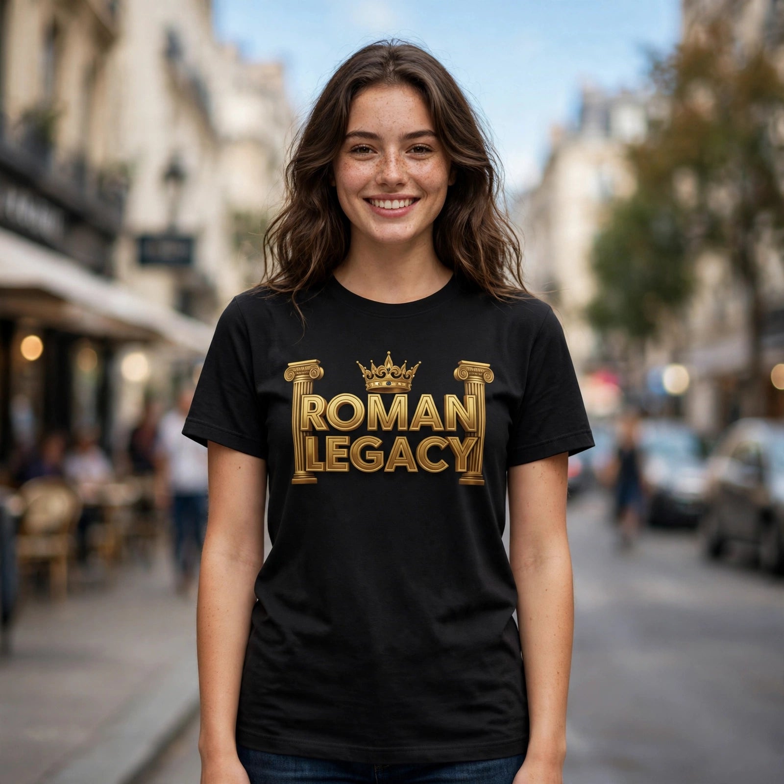 Roman Legacy Hustle & Royalty Graphic T-Shirt – XGuidance