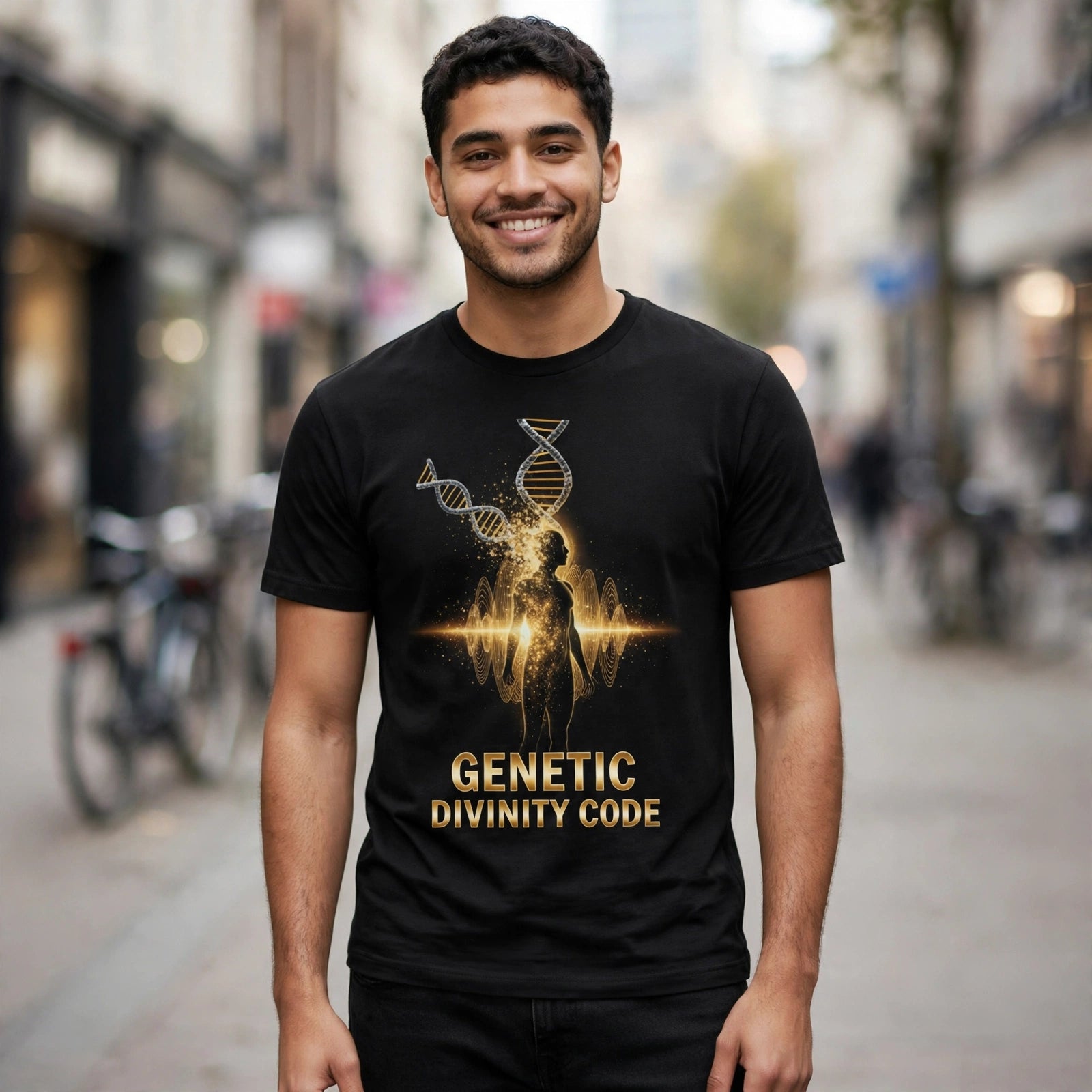 Genetic Divinity Code Spiritual Awakening Graphic T-Shirt – XGuidance