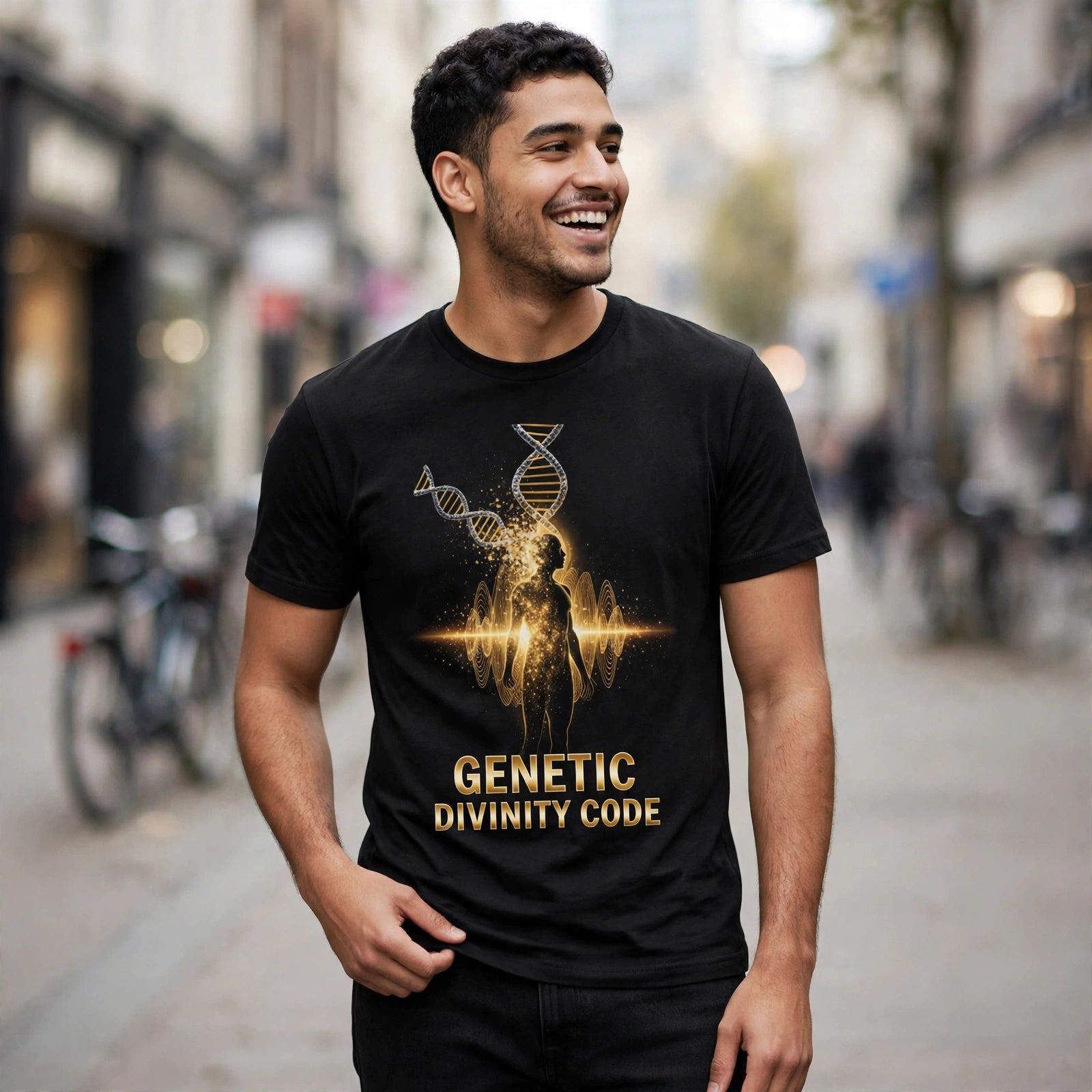 Genetic Divinity Code Spiritual Awakening Graphic T-Shirt – XGuidance – photo 2