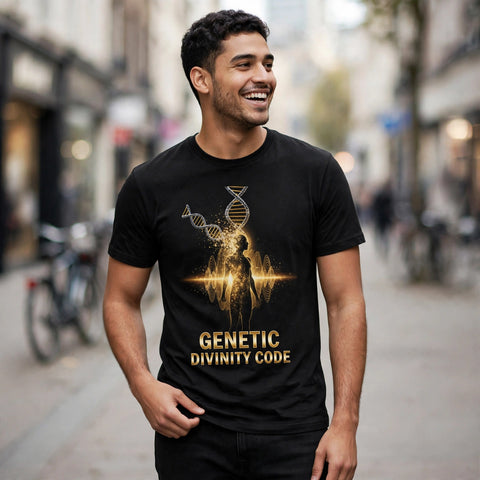 Genetic Divinity Code Spiritual Awakening Graphic T-Shirt – XGuidance – photo 2